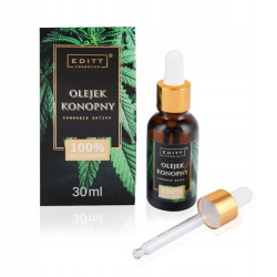 Olejek Konopny 100% 30ml Cannabis Sativa CBD