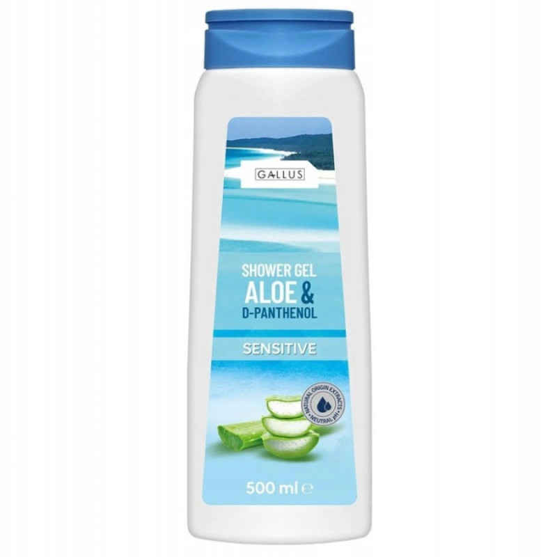 Gallus Aloes Sensitive łagodzący żel pod prysznic500ml