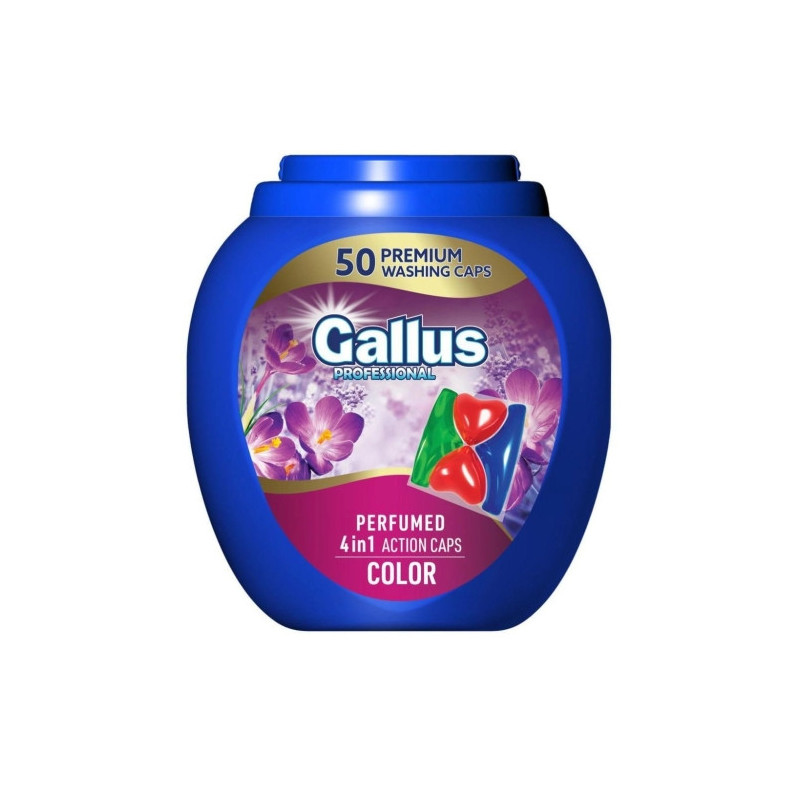 Gallus perfumowane kapsułki do prania koloru 4w1 50szt 900g