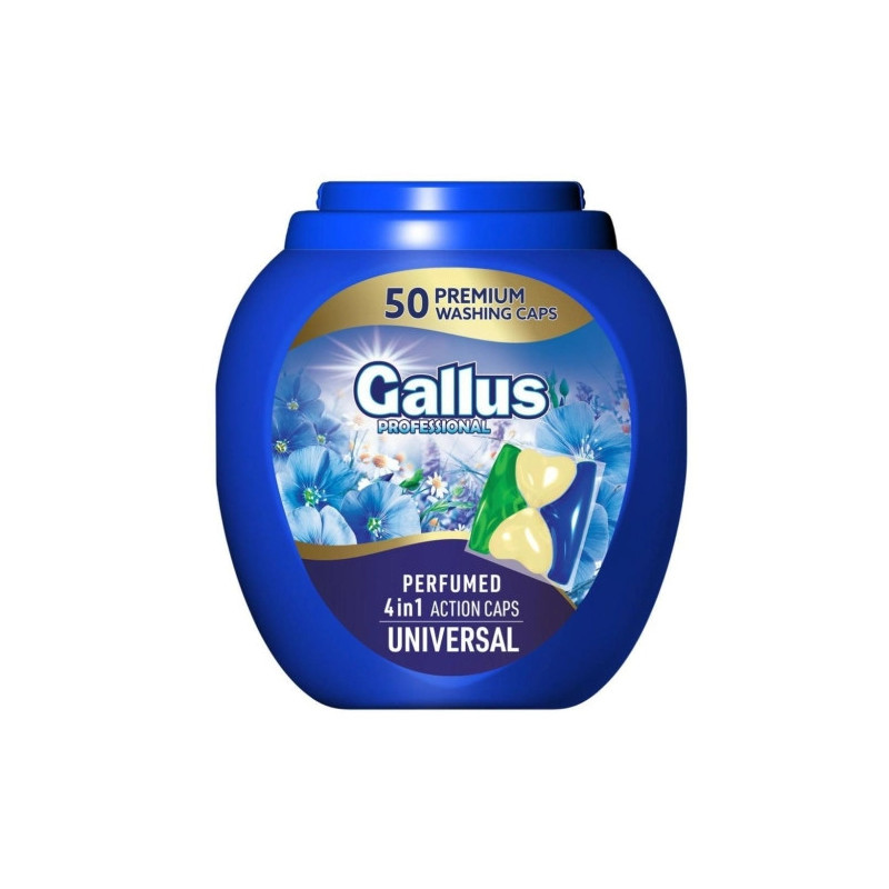 Gallus perfumowane uniwersalne kapsułki do prania 4w1 50szt 900g