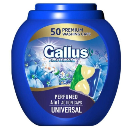 Gallus perfumowane uniwersalne kapsułki do prania 4w1 50szt 900g